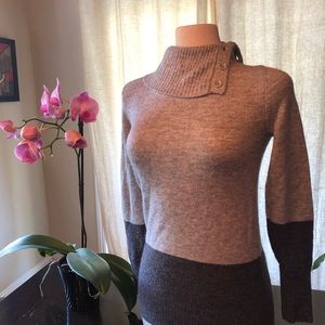 Heather Two Toned Sweater